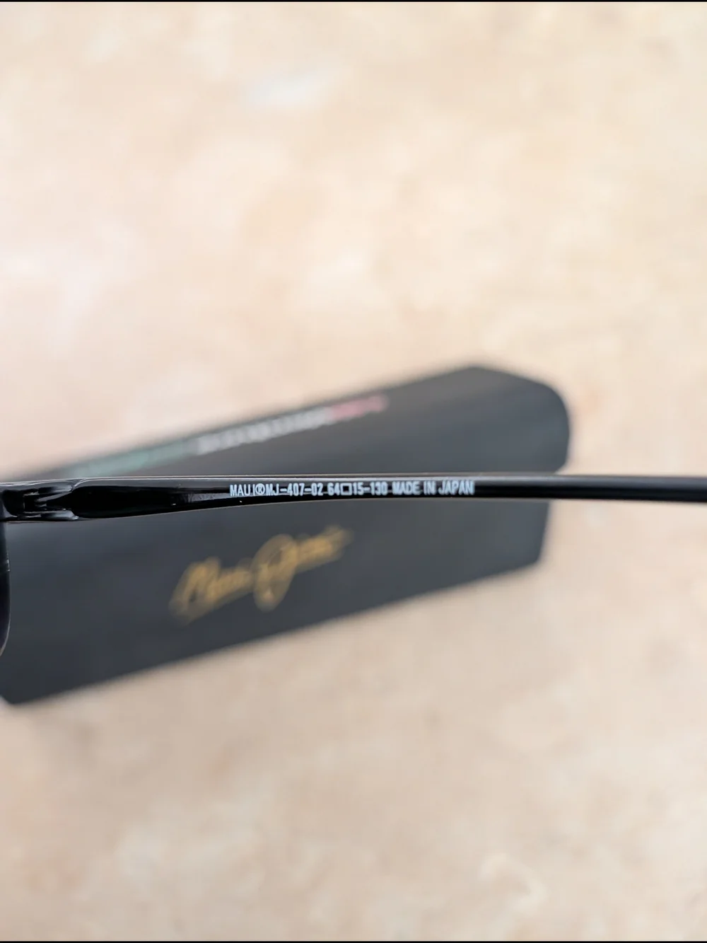 Maui Jim MJ Sport Black Polarized Sunglasses